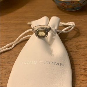 David Yurmab Noblesse citrine ring